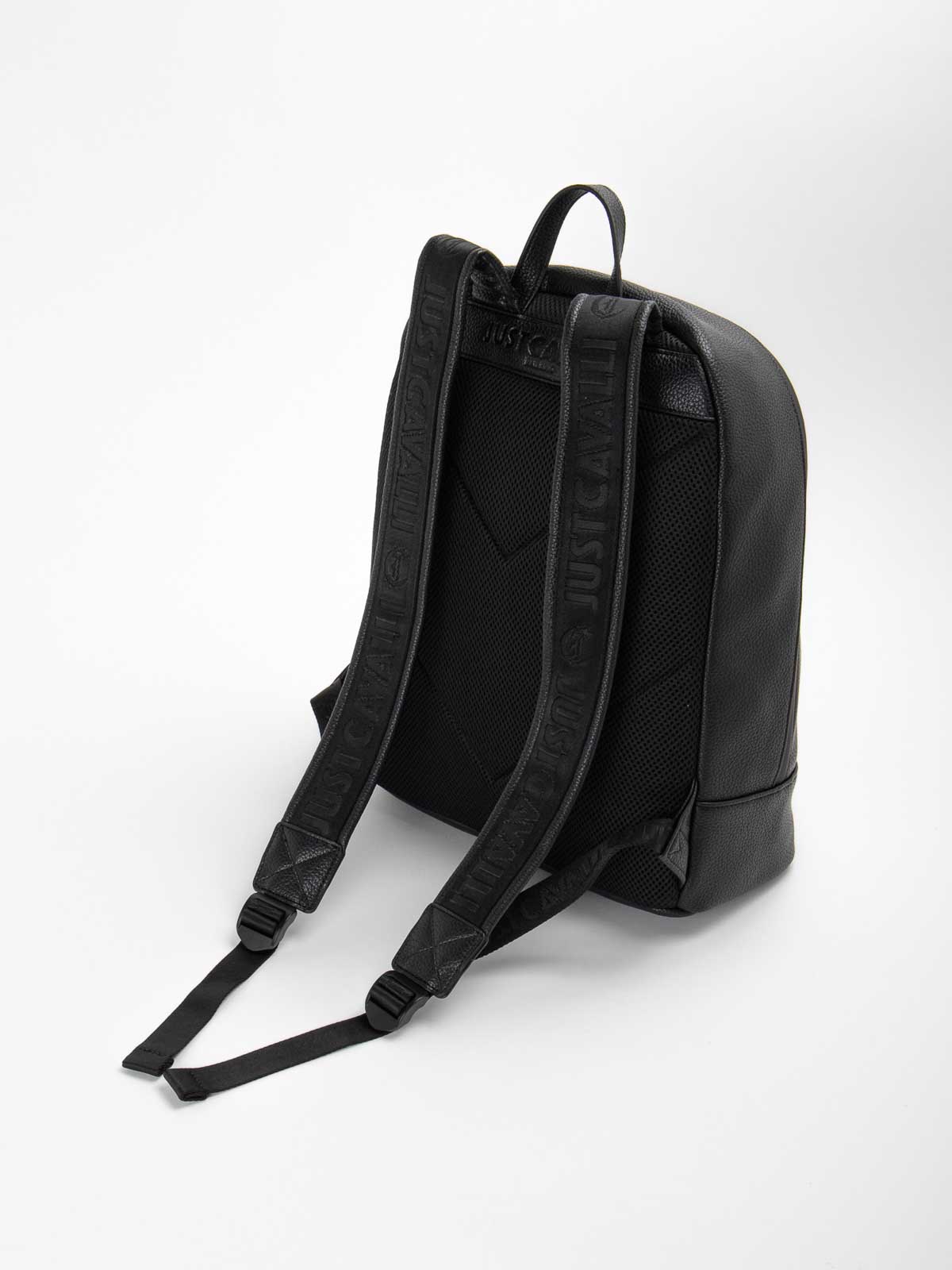 Shop Just Cavalli Logo Backpack In Black