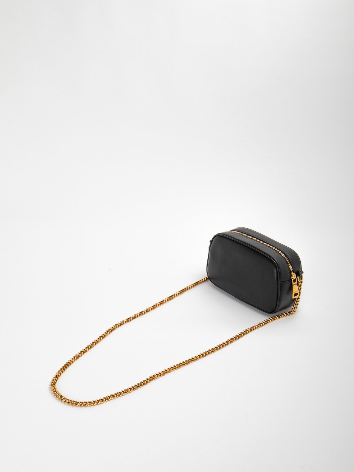 Shop Roberto Cavalli Leather Bag In Black