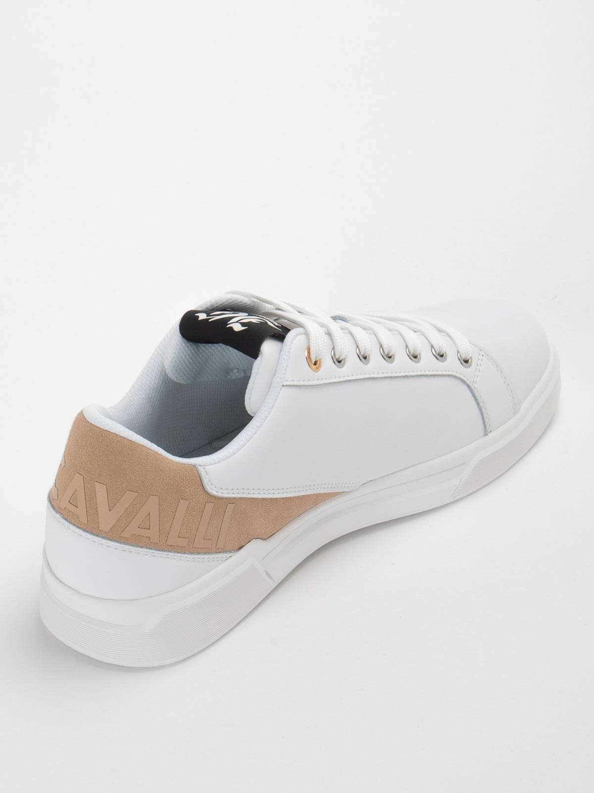 Just Cavalli Logo Sneakers - White - Men | 76QA3SB9ZP391003