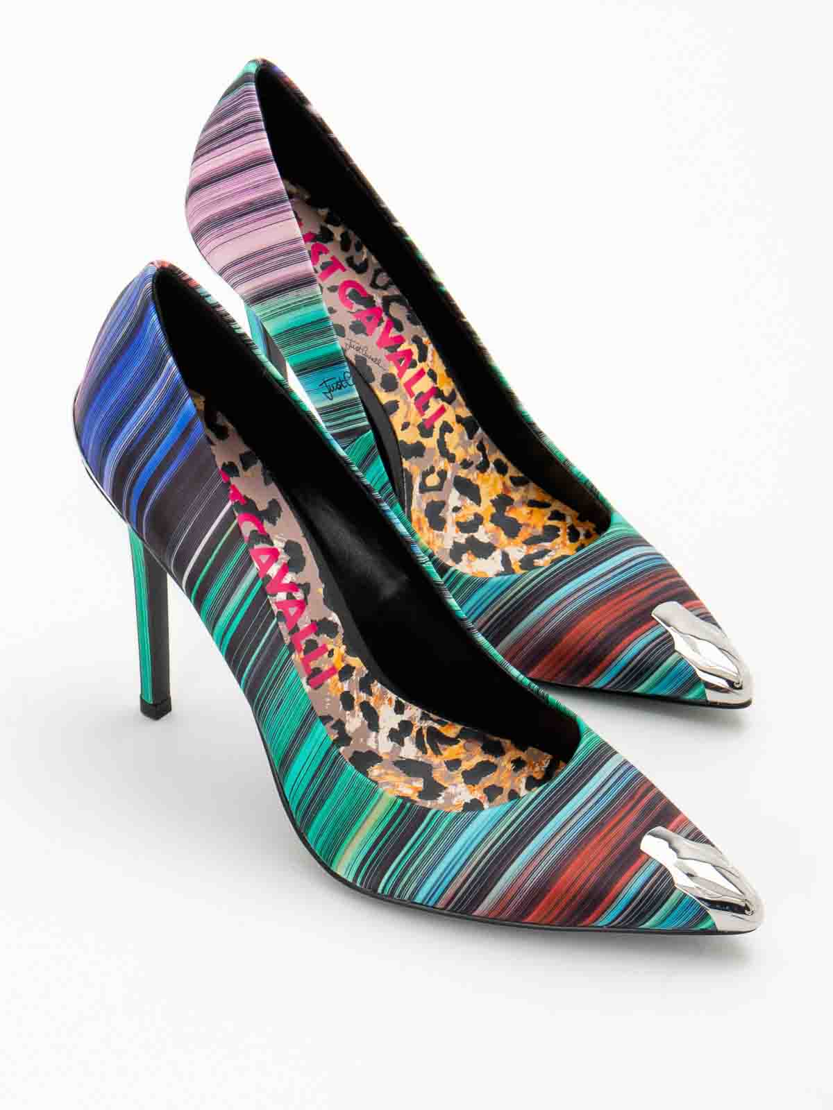 Shop Just Cavalli High-heel Shoes In Multicolour