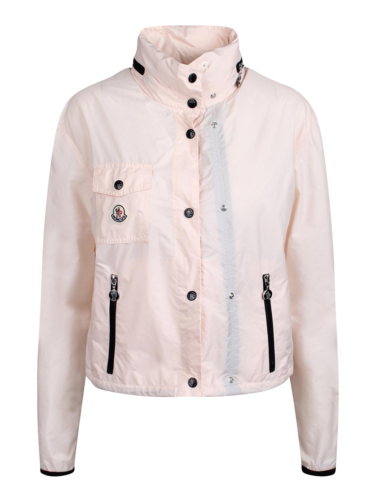 Shop Moncler Waterproof Jacket In Rosado