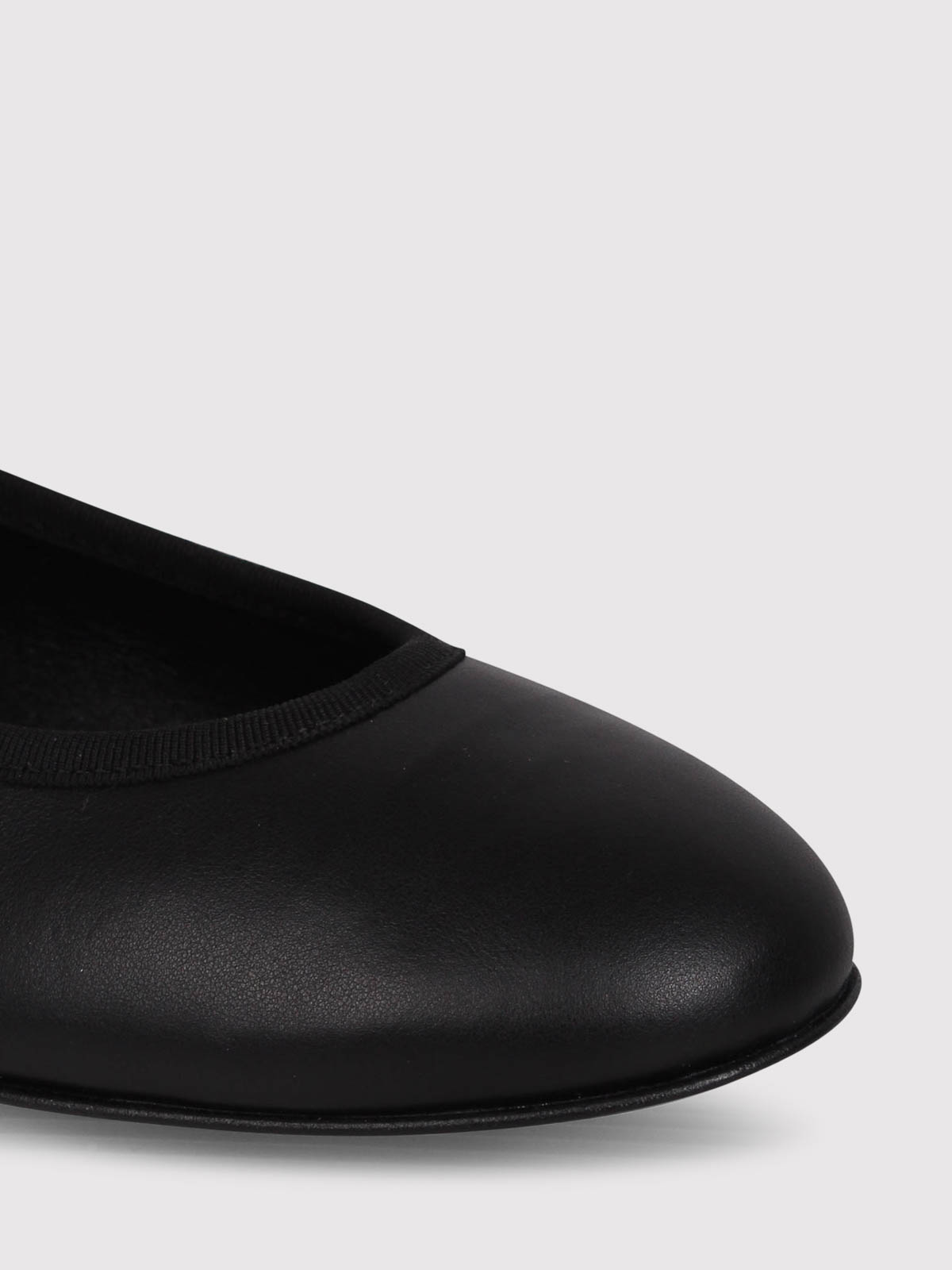 Shop Kate Cate Juliette Leather Ballet Flats In Negro