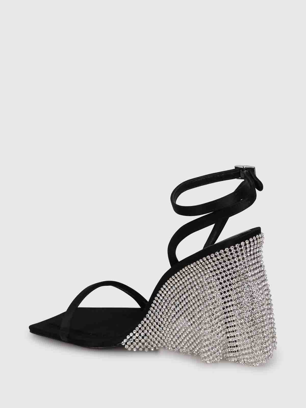 Shop Kate Cate Sandals With Decoration In Negro