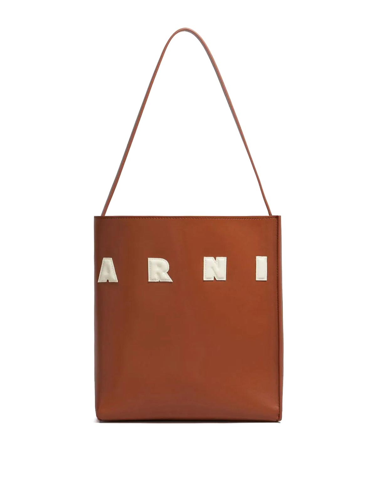 Marni Museum Tote Bag - Brown - Women|SHMP0111U0P64ZO722