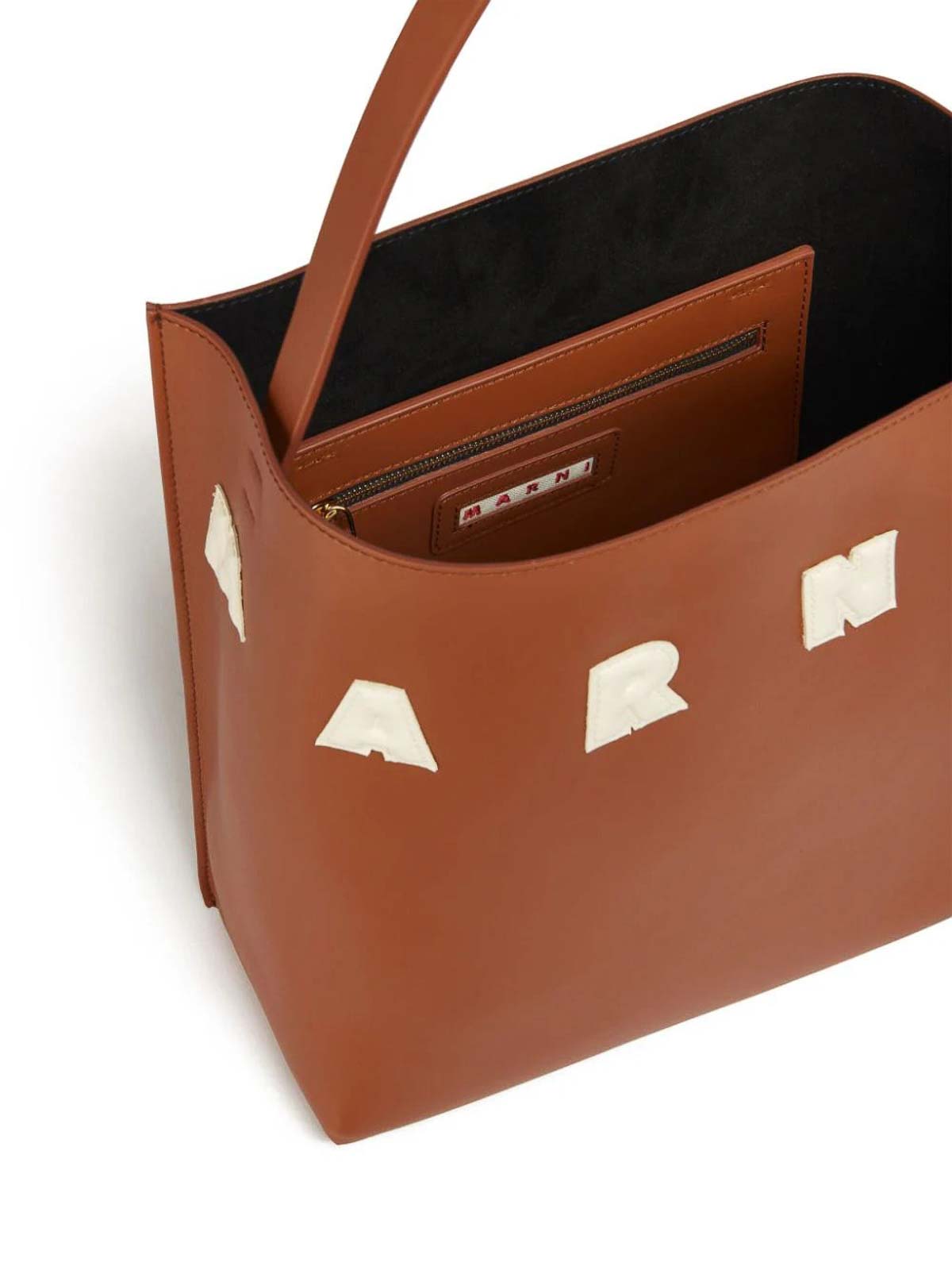 Marni Museum Tote Bag - Brown - Women|SHMP0111U0P64ZO722