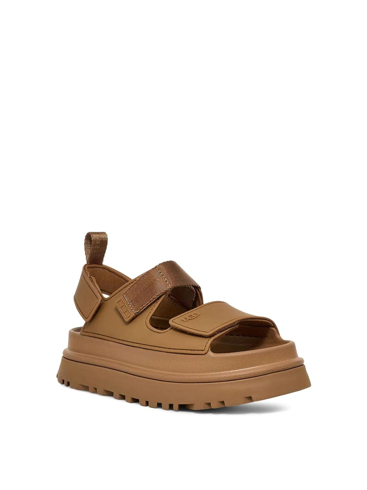 Shop Ugg Goldenglow Sandals In Brown