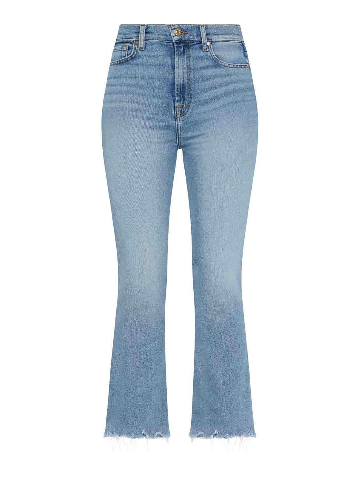 Shop 7 For All Mankind Denim Jeans In Blue