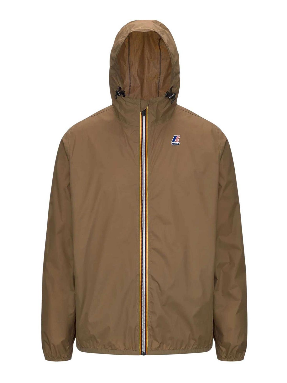 Shop K-way Brown Nylon Jacket
