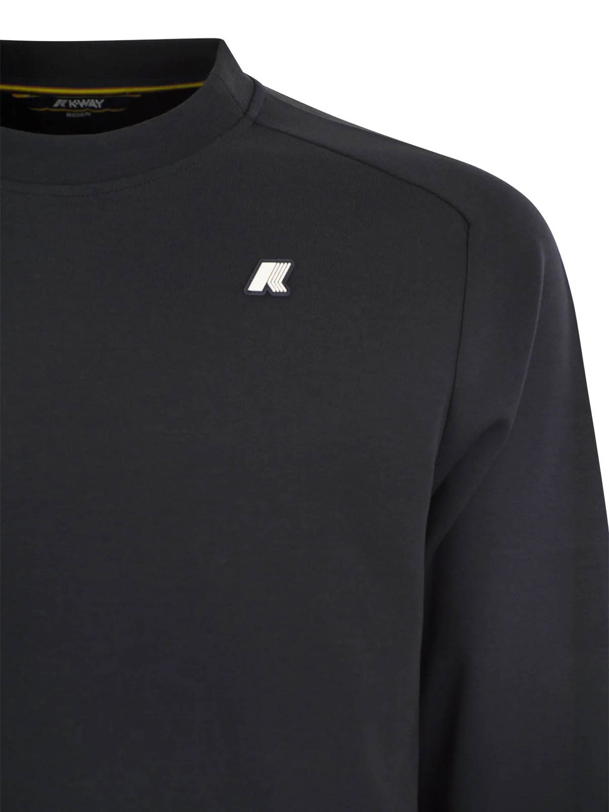 Shop K-way Crewneck Sweatshirt In Blue