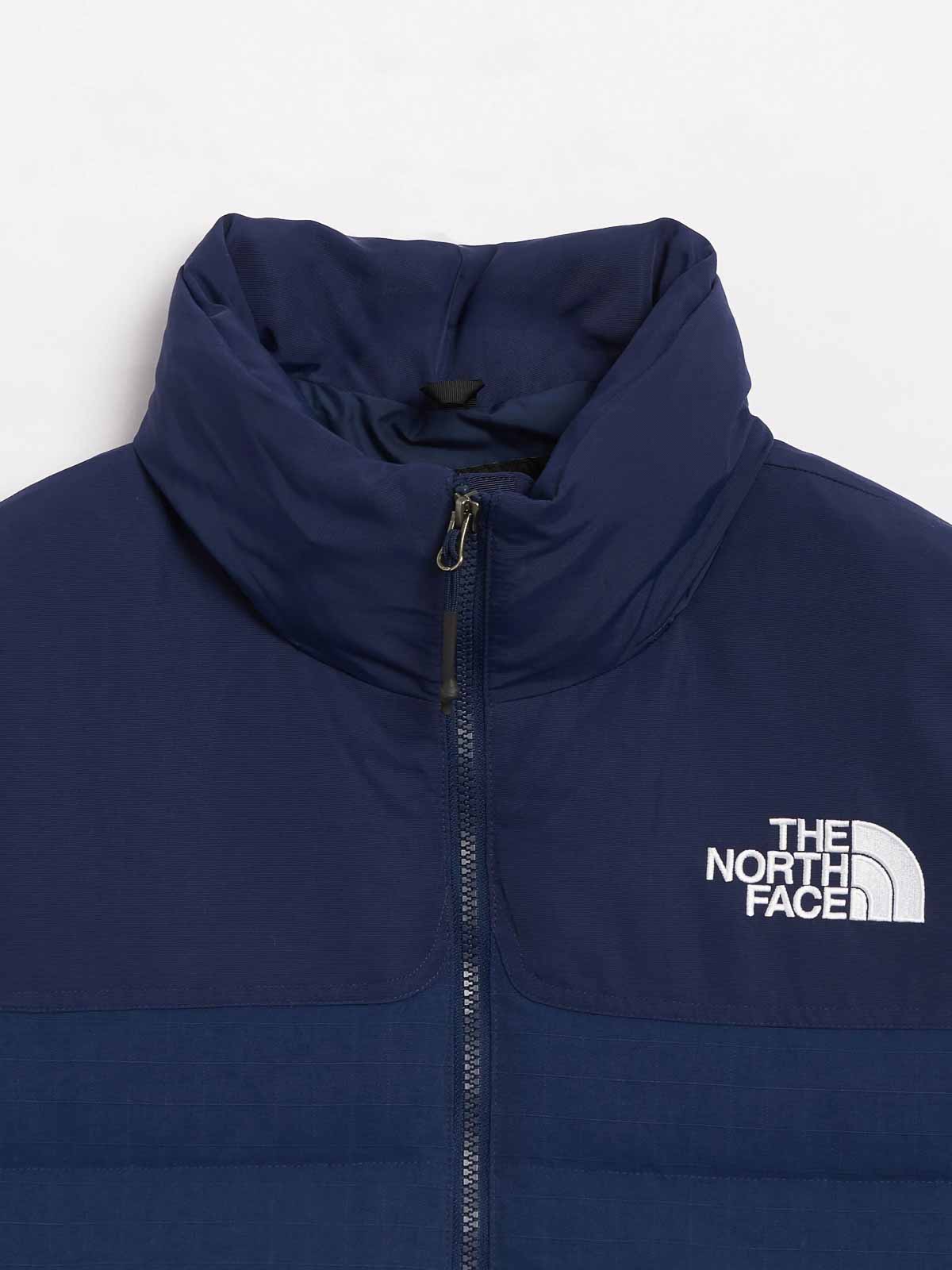 Shop The North Face Nuptse Jacket In Dark Blue