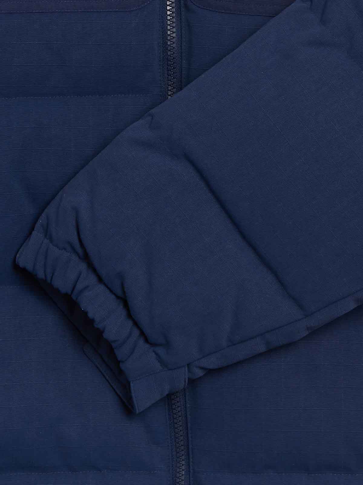 Shop The North Face Nuptse Jacket In Dark Blue