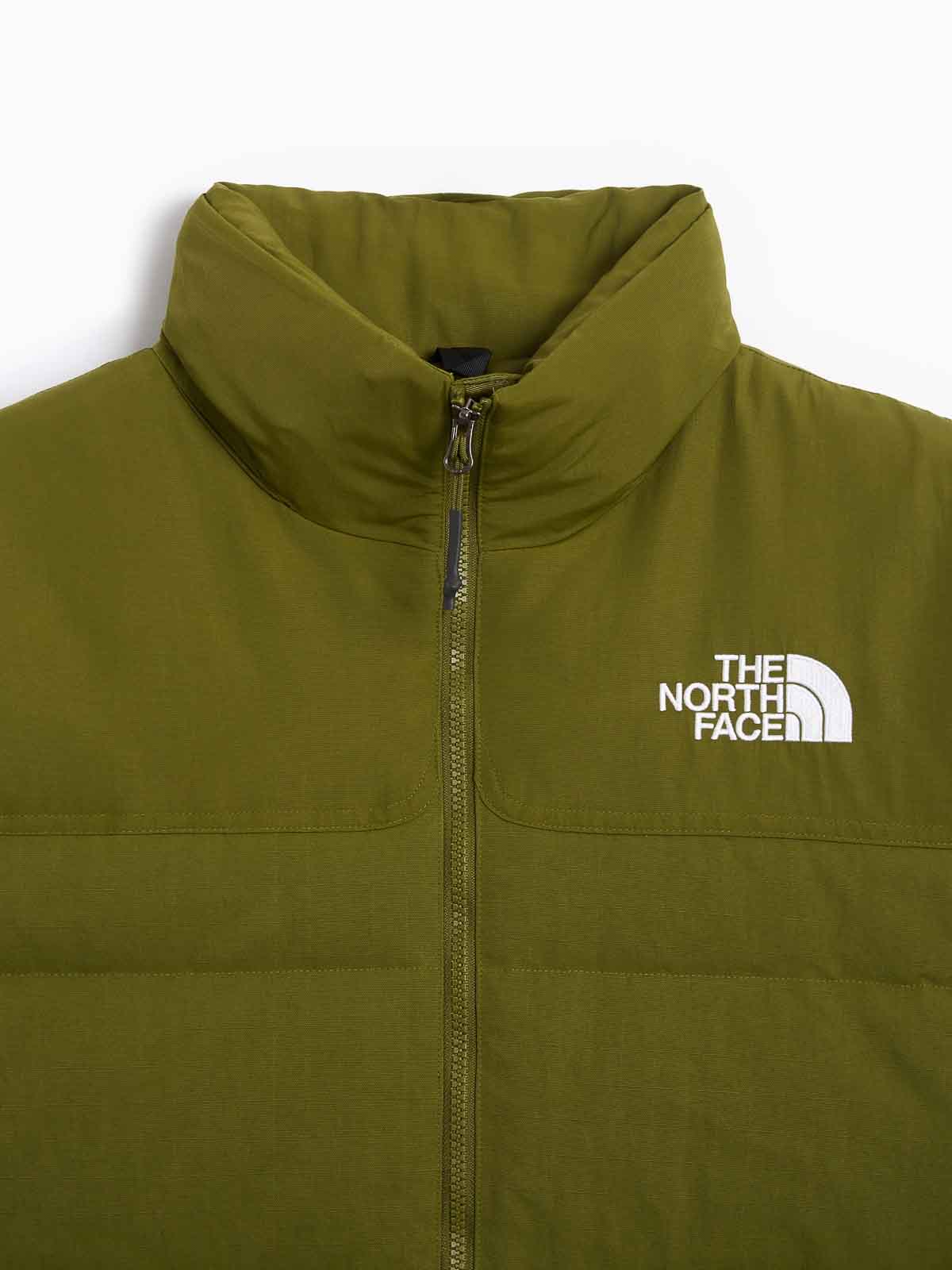 Shop The North Face Nuptse Jacket In Dark Green