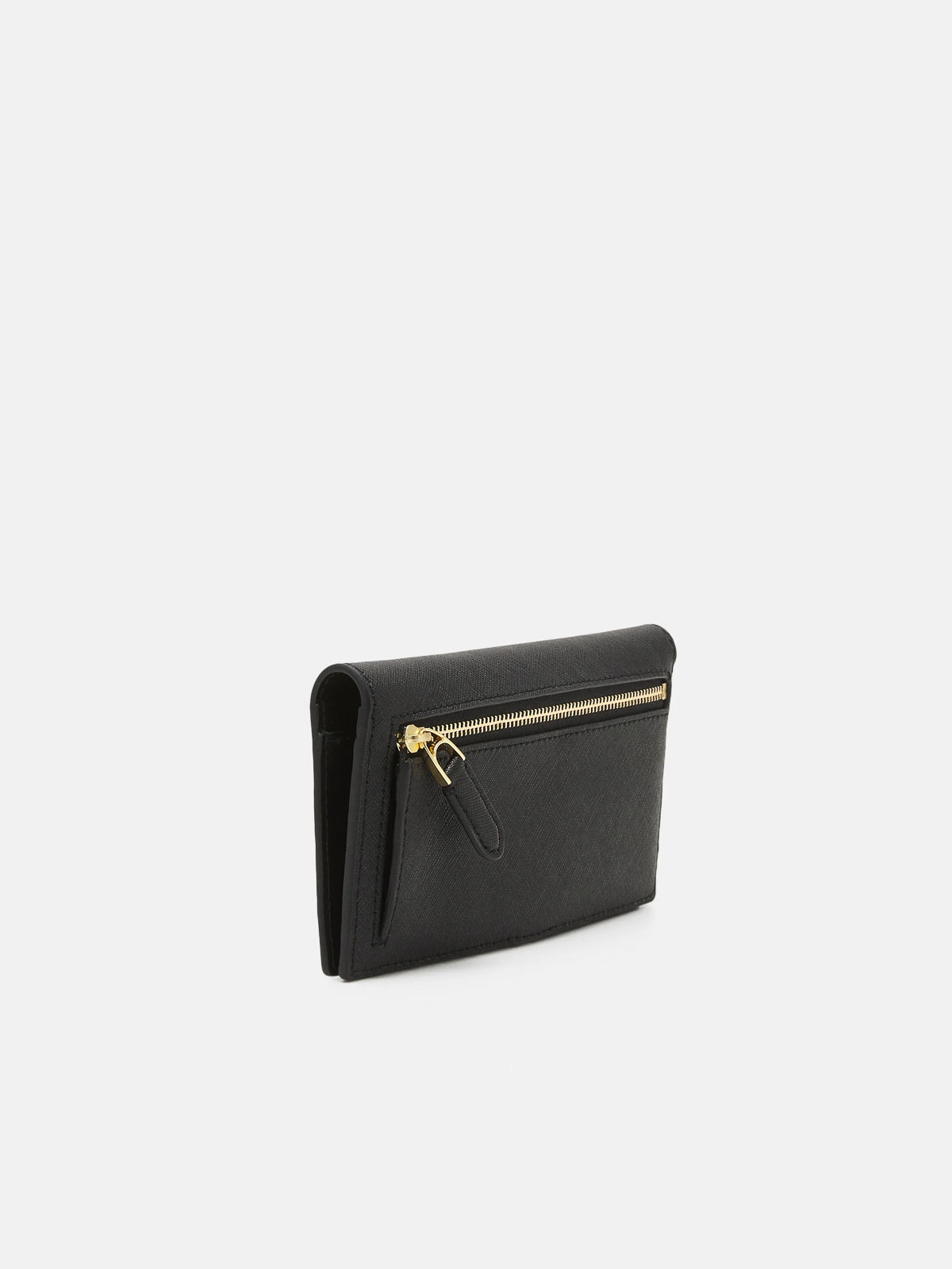 Shop Lauren Ralph Lauren Slim Wallet Medium In Black