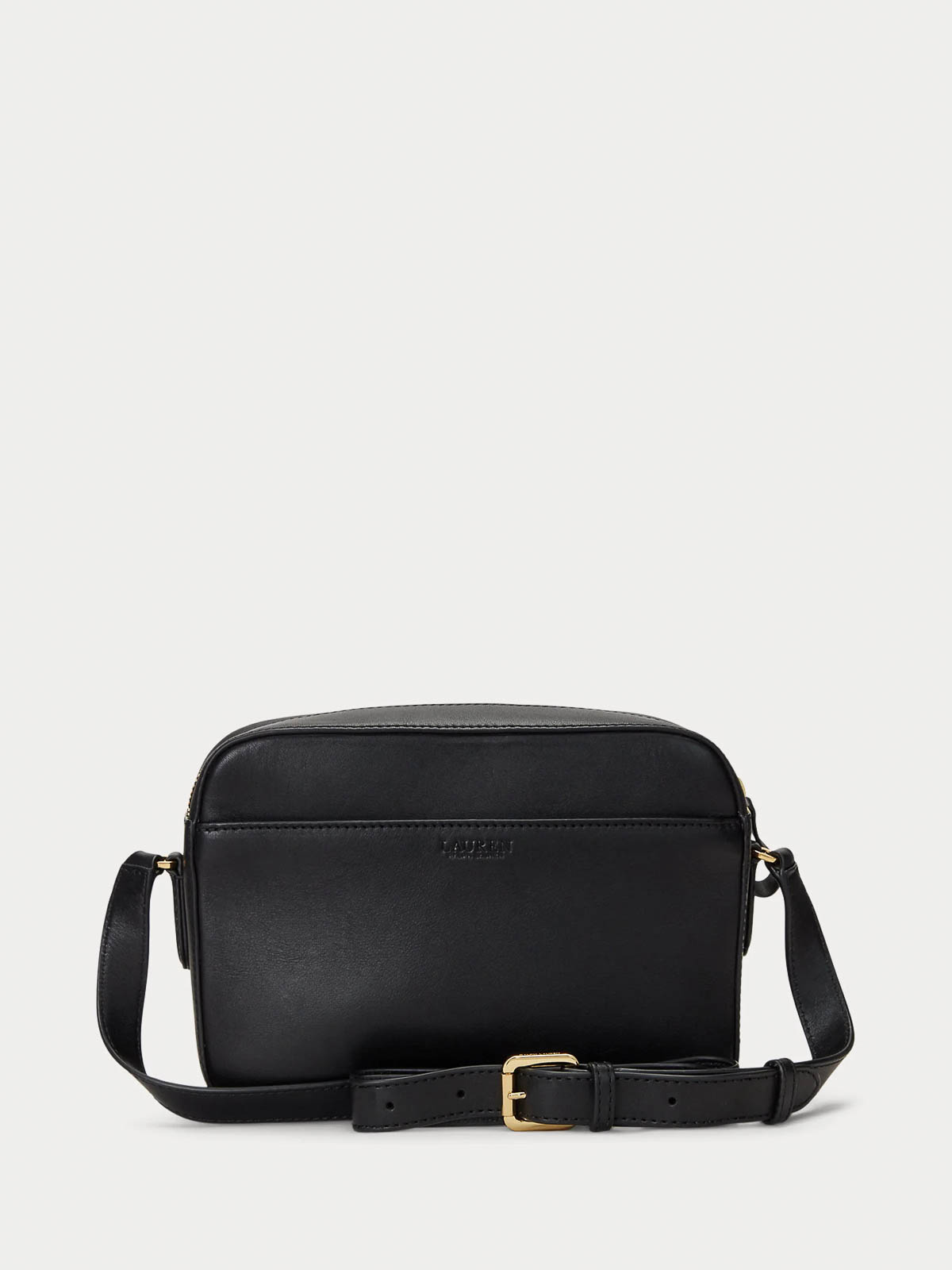 Shop Lauren Ralph Lauren Crossbody Marcy Cmra  M In Black