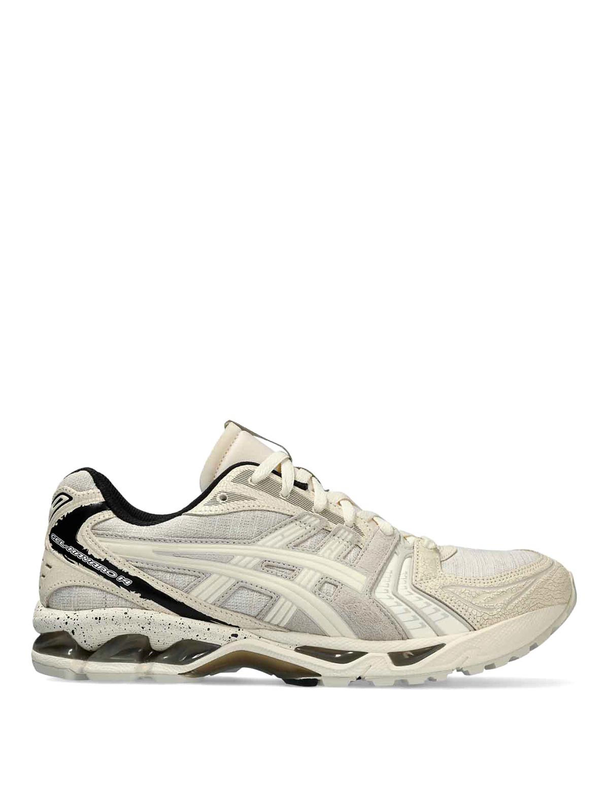 Shop Asics Leather Sneakers In Cream