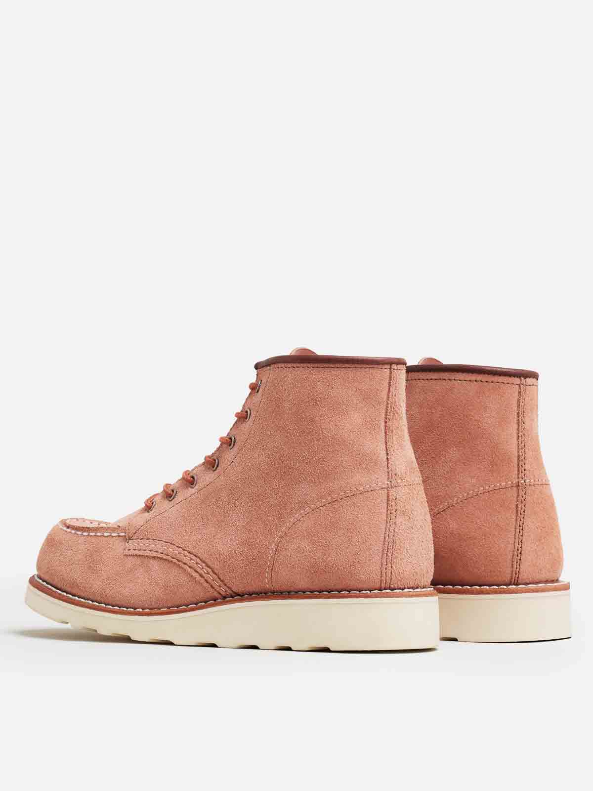 Shop Red Wing Shoes Classic Moc Ankle Boot In Pink