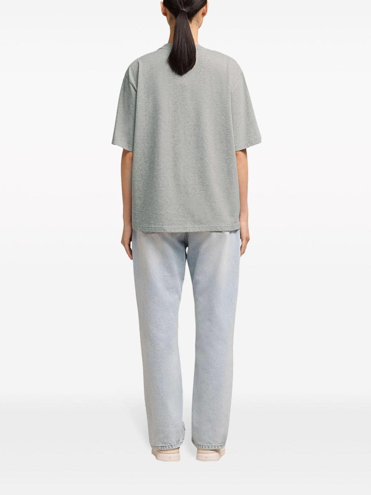 Shop Ami Alexandre Mattiussi Camiseta - Gris In Grey