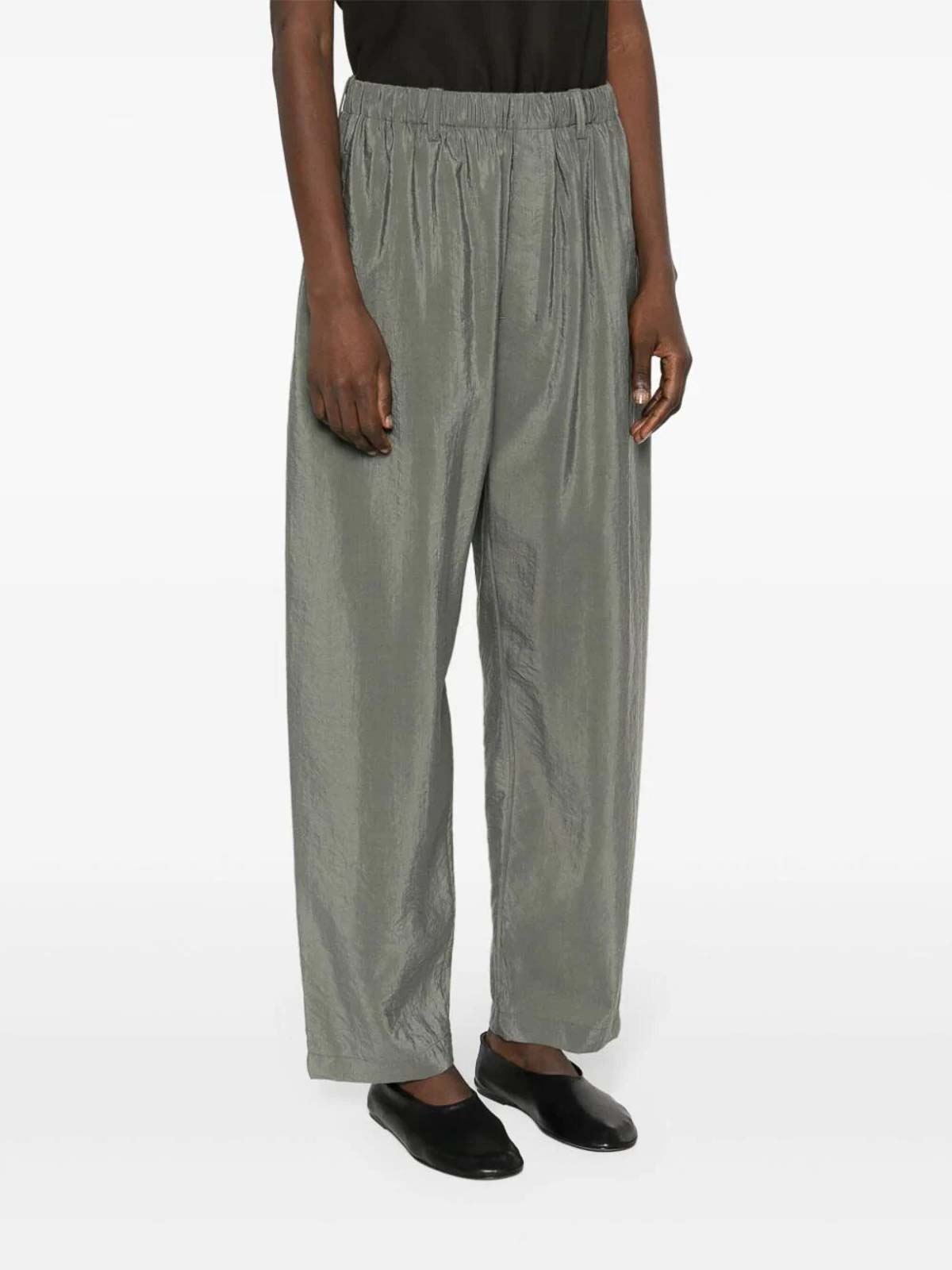 Shop Lemaire Relaxed Pants In Grey