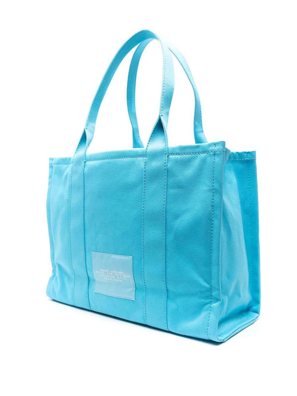 Shop Marc Jacobs The Large Tote In Light Blue