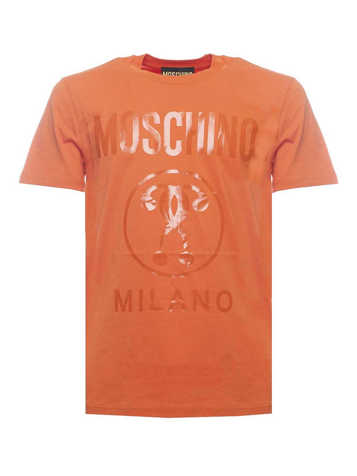 Shop Moschino Orange T-shirt