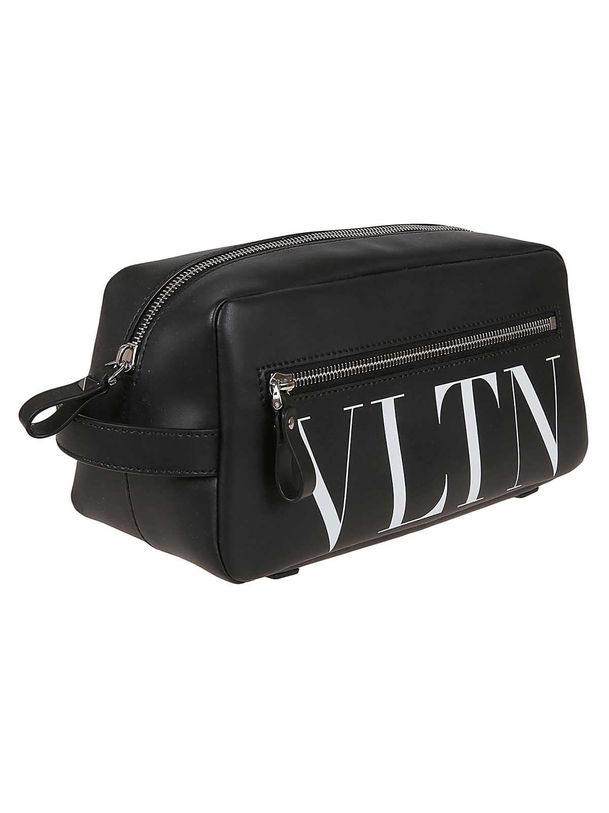 Shop Valentino Leather Bag In Black