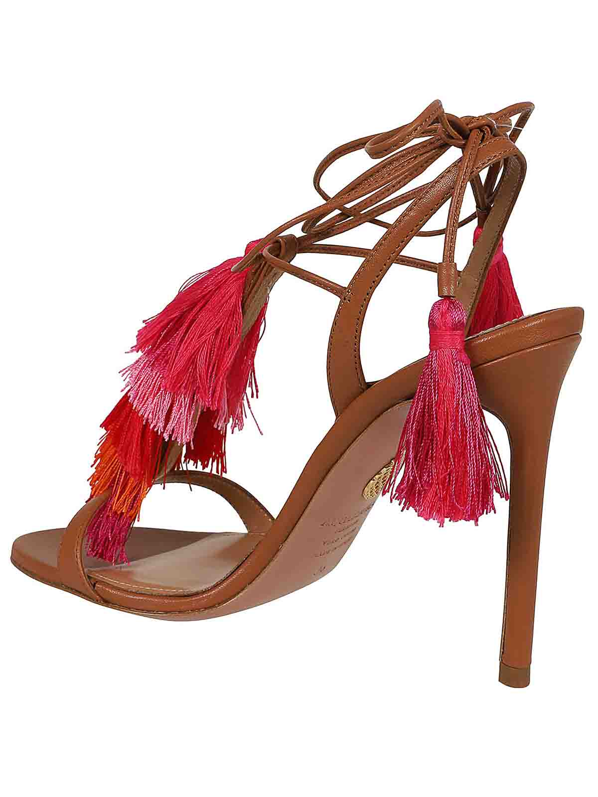 Shop Aquazzura Sandalias - Marrón In Brown