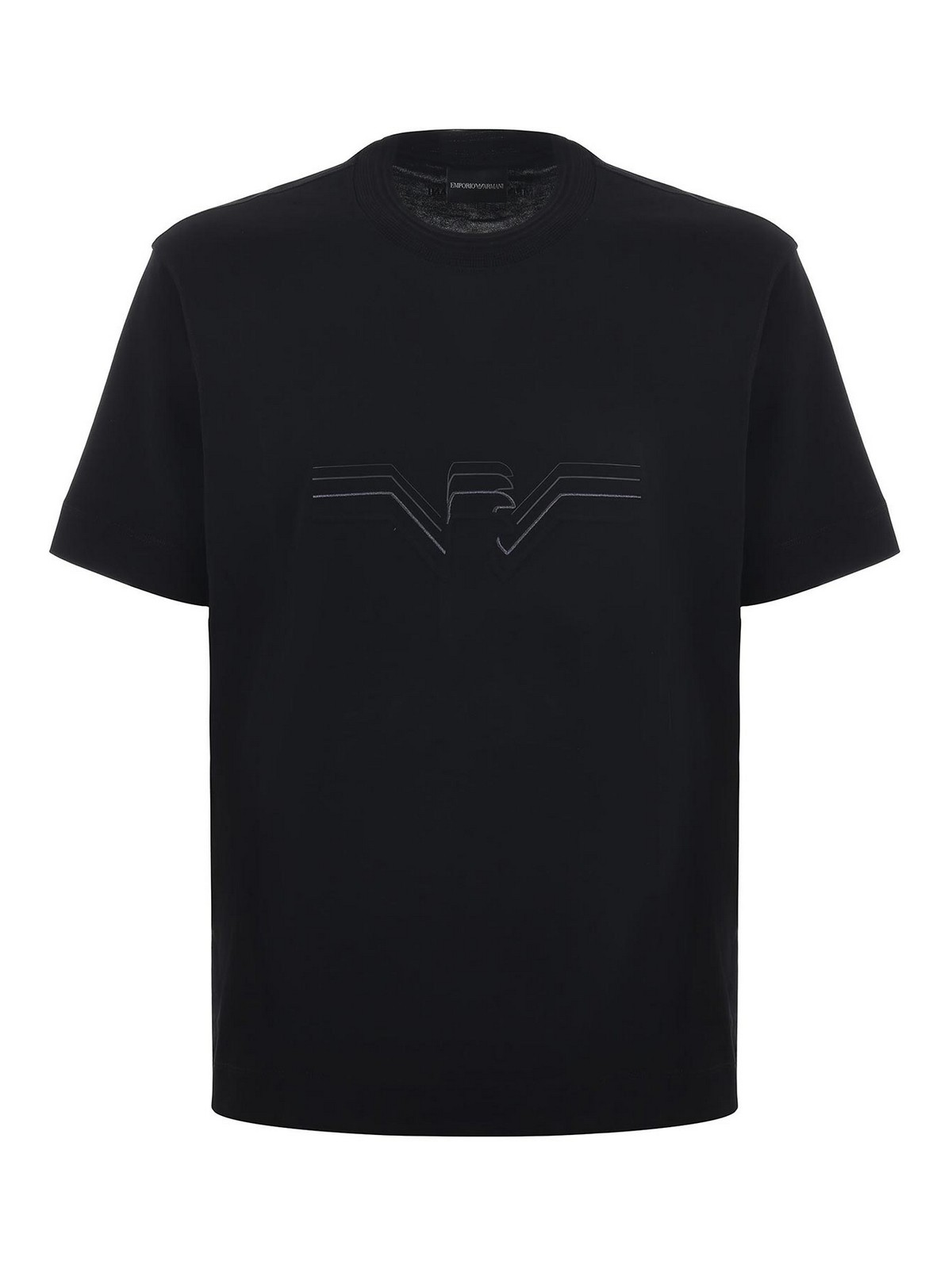 T shirts Emporio Armani T Shirt Schwarz 3D1T891JWZZ0999 THEBS