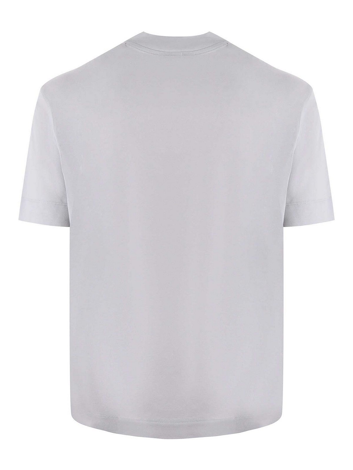 Shop Emporio Armani Camiseta - Gris In Grey