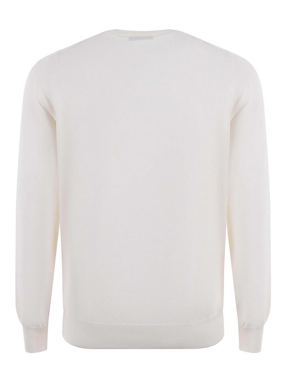 Shop Fay Sweater In Cream