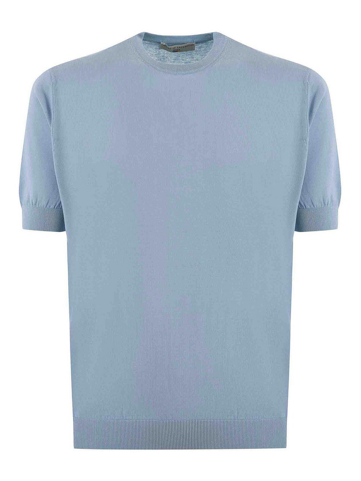 Shop Filippo De Laurentiis Camiseta - Azul Claro In Light Blue