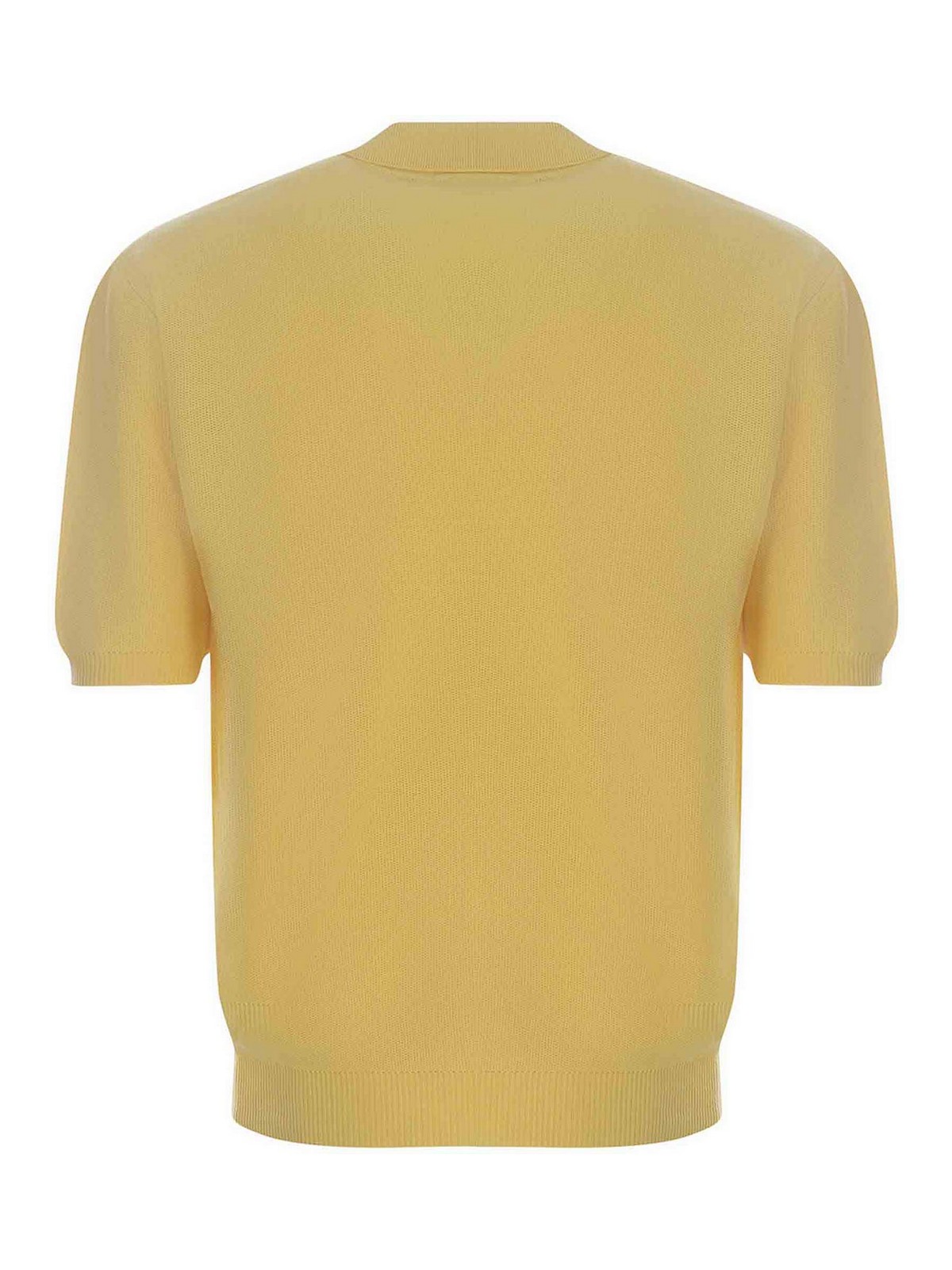 Shop Gcds Polo - Amarillo In Yellow