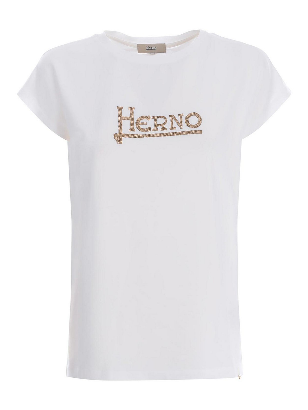 Shop Herno Camiseta - Blanco In White