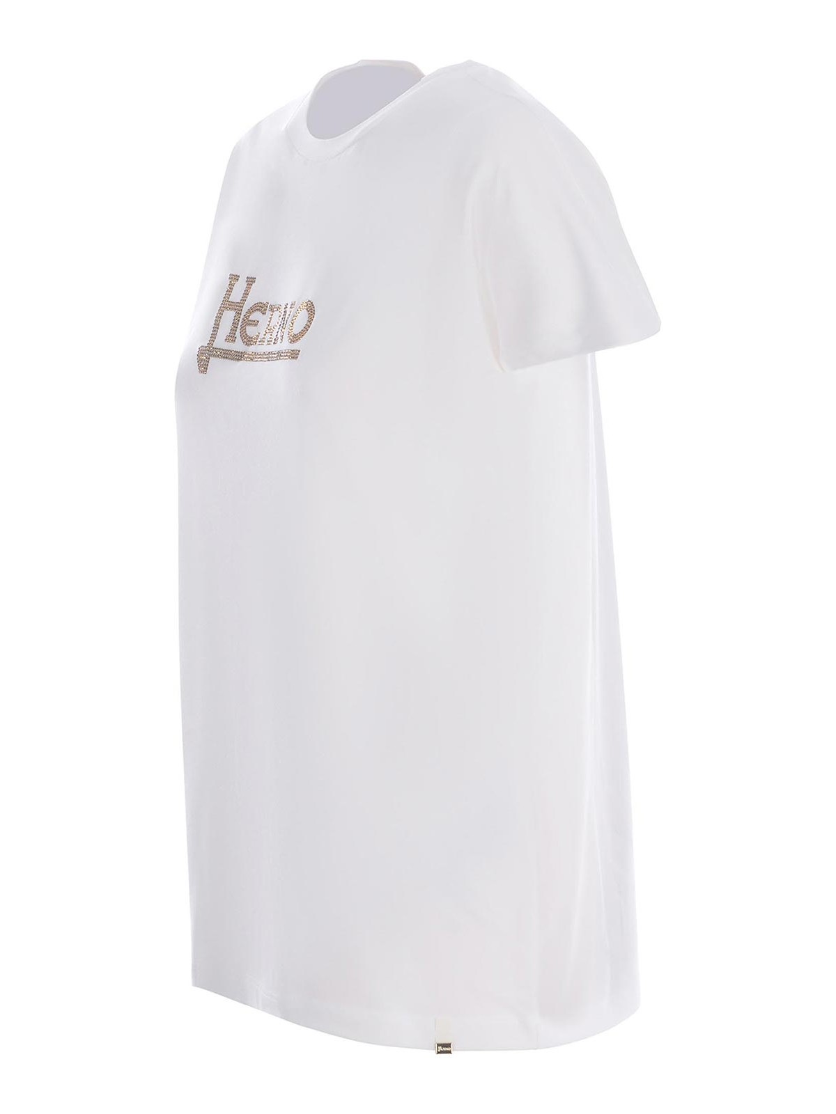 Shop Herno Jersey Tee In White