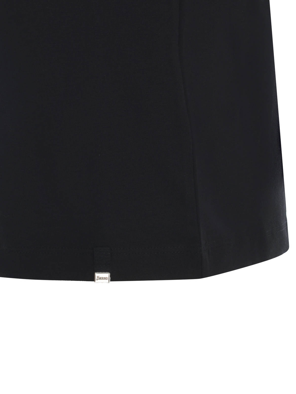 Shop Herno Jersey Tee In Black
