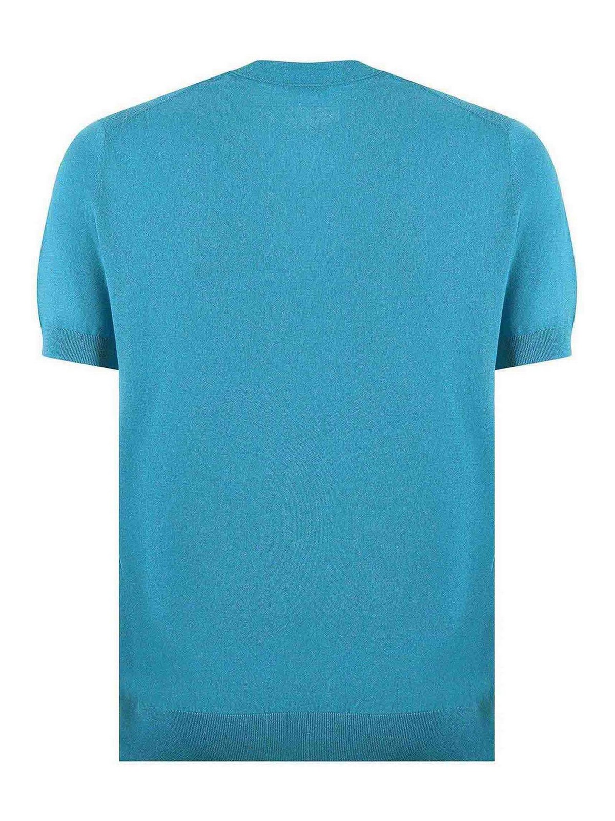 Shop Paolo Pecora T-shirt In Light Blue