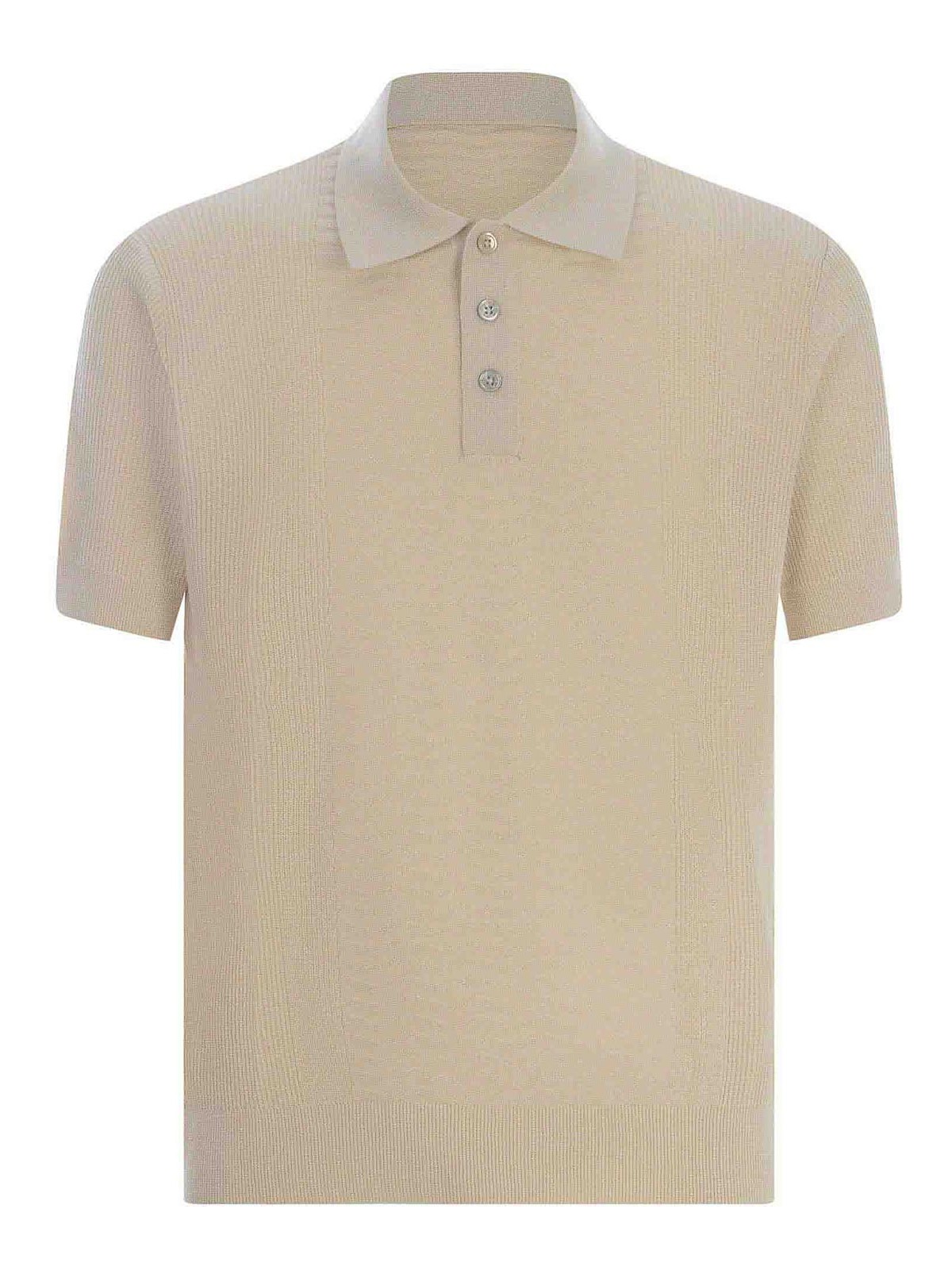 Shop Paolo Pecora Polo - Beis In Beige