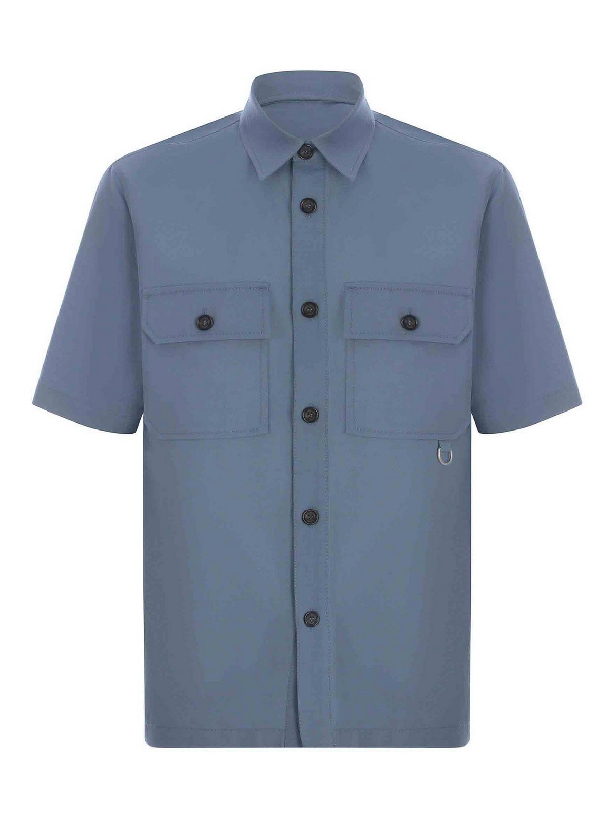 Shop Paolo Pecora Shirt In Light Blue