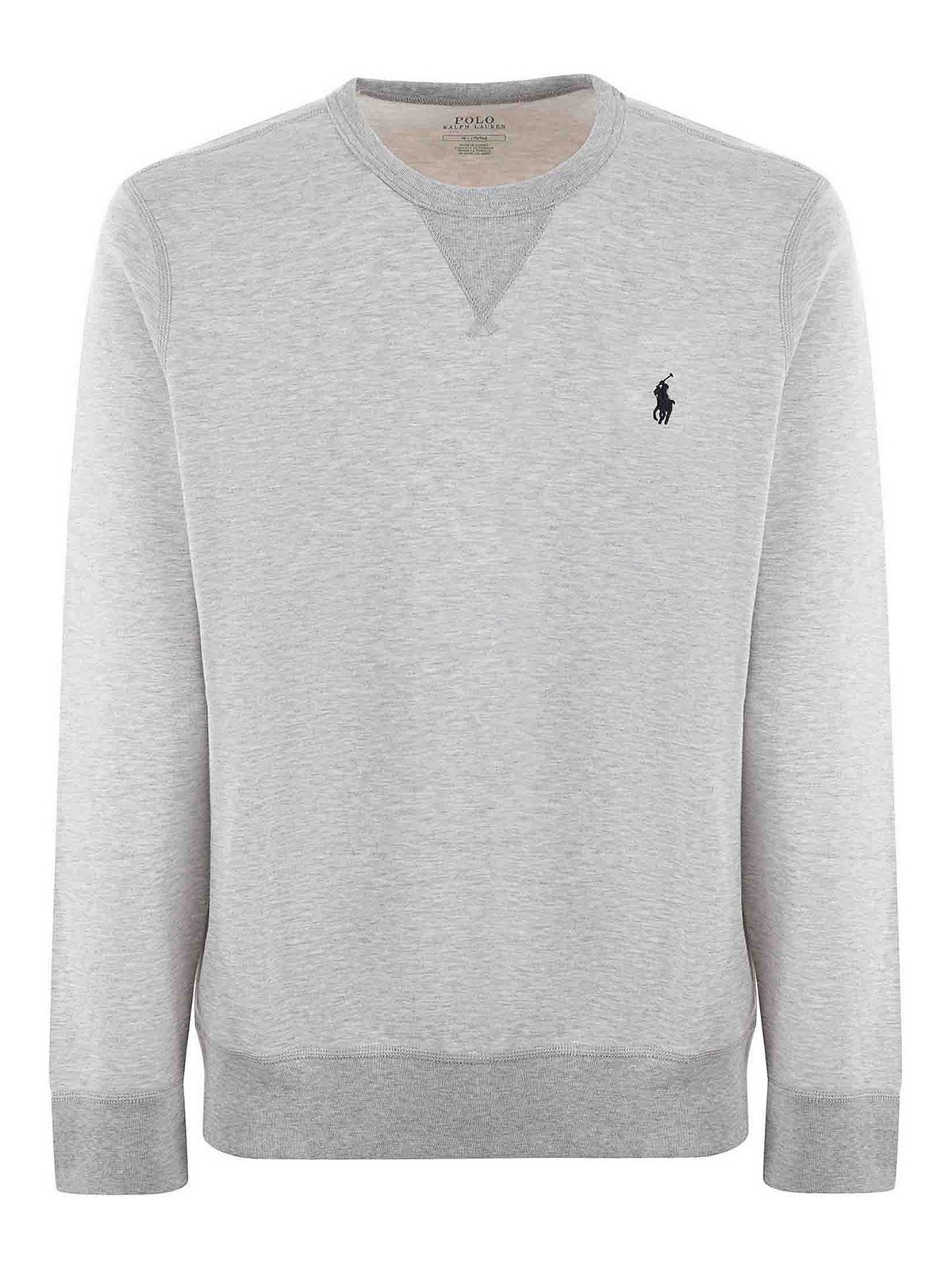 Shop Polo Ralph Lauren Sweatshirt In Grey