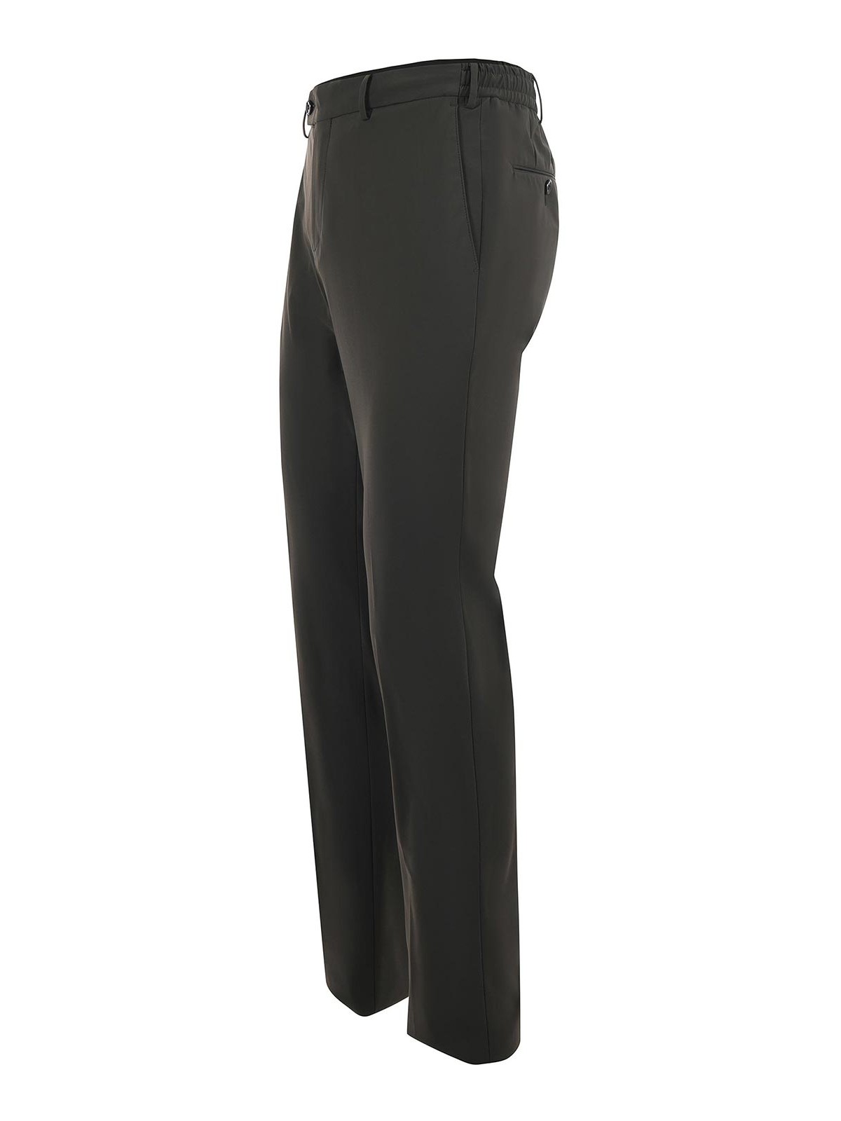 Shop Pt Torino Tech Fabric Pants In Black