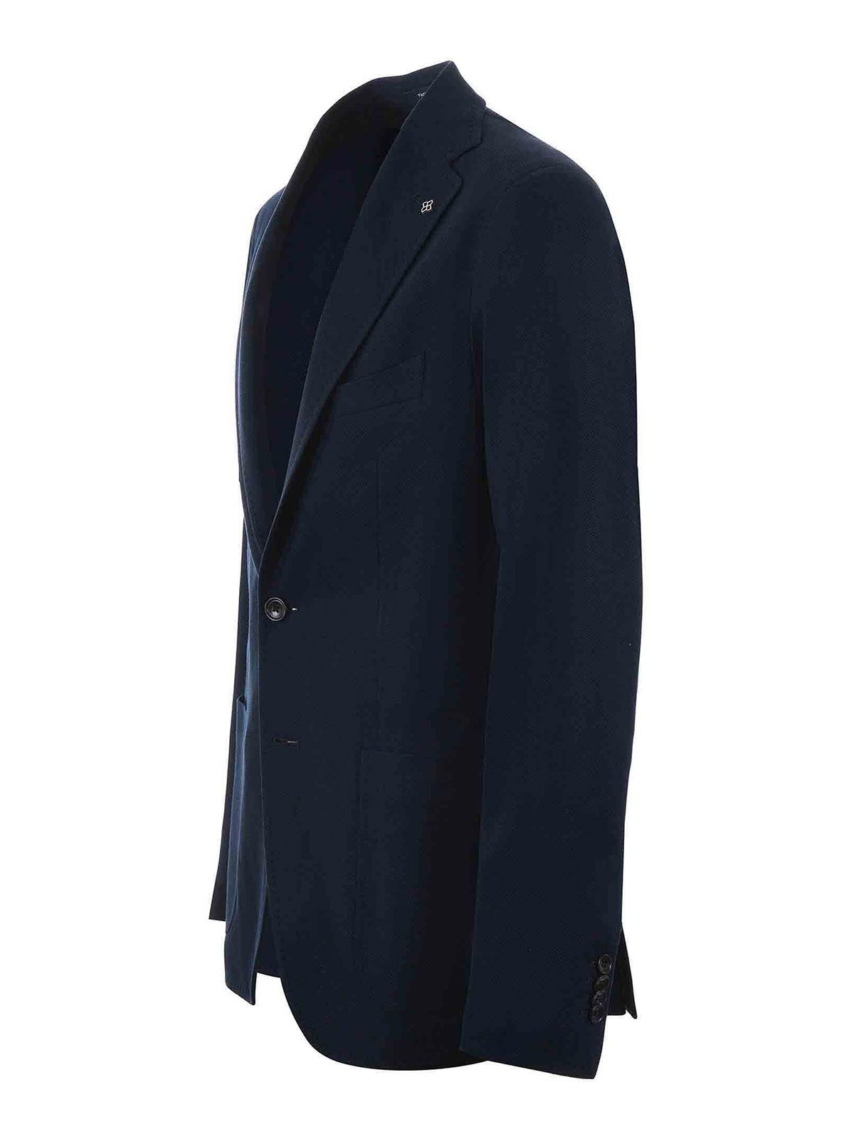 Shop Tagliatore Jacket In Blue