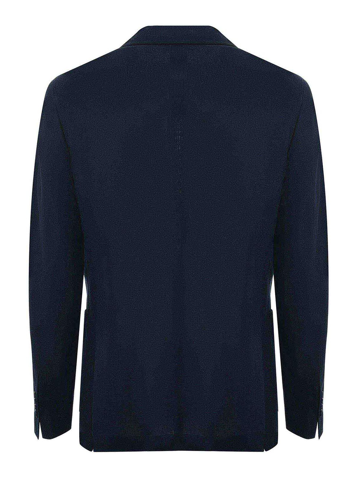 Shop Tagliatore Jacket In Blue