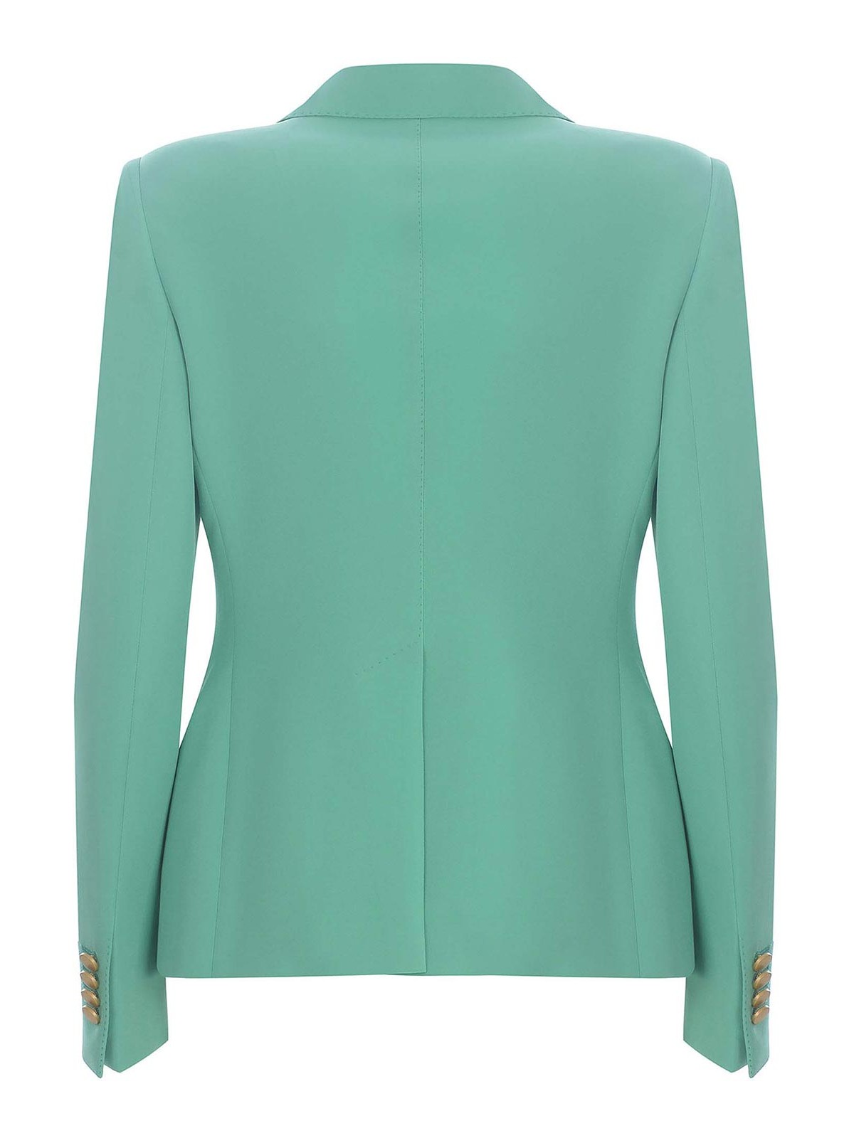 Shop Tagliatore Double-breasted Blazer In Green