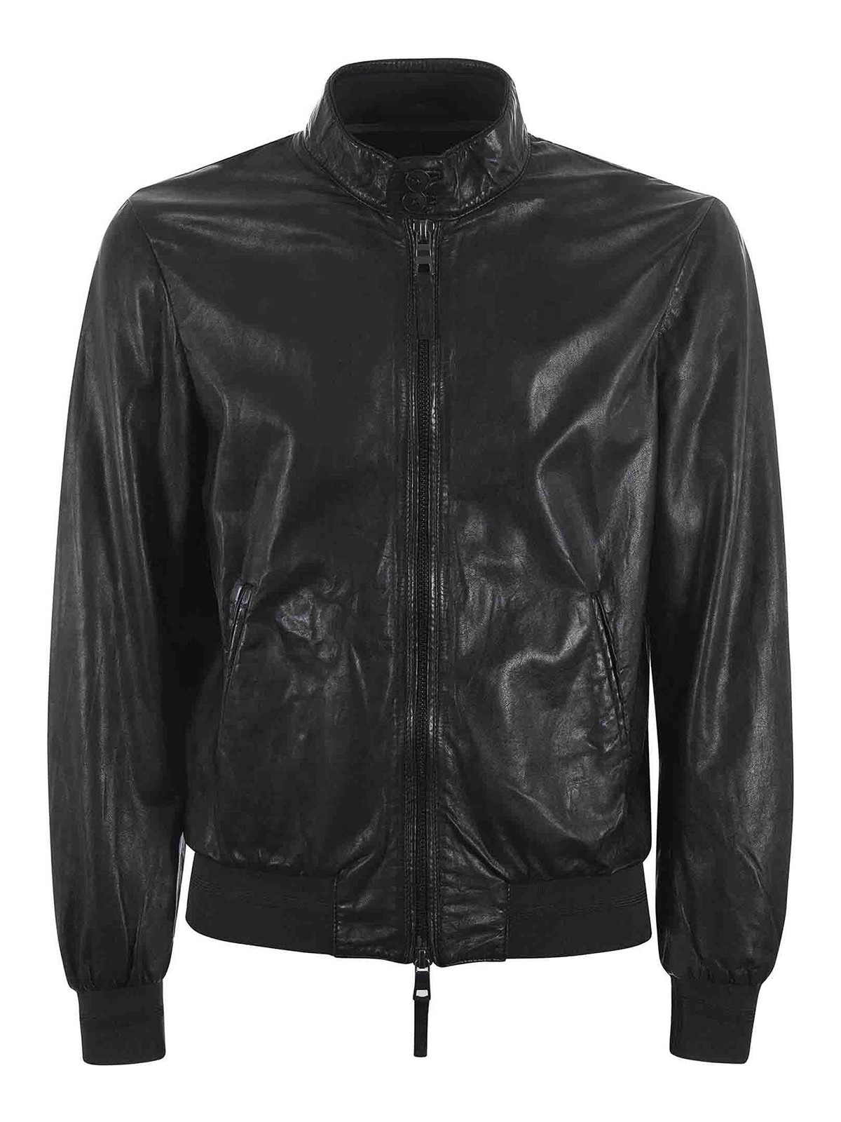 Shop The Jack Leathers Jacket In Dark Brown