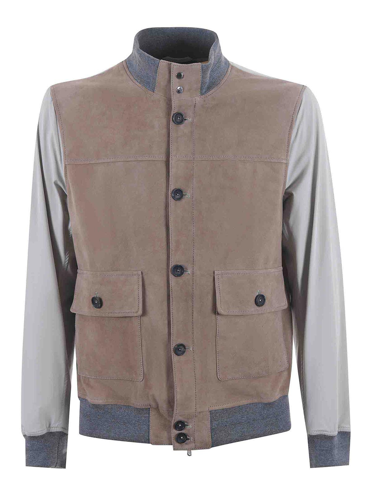 Shop The Jack Leathers Chaqueta De Cuero - Beis In Beige