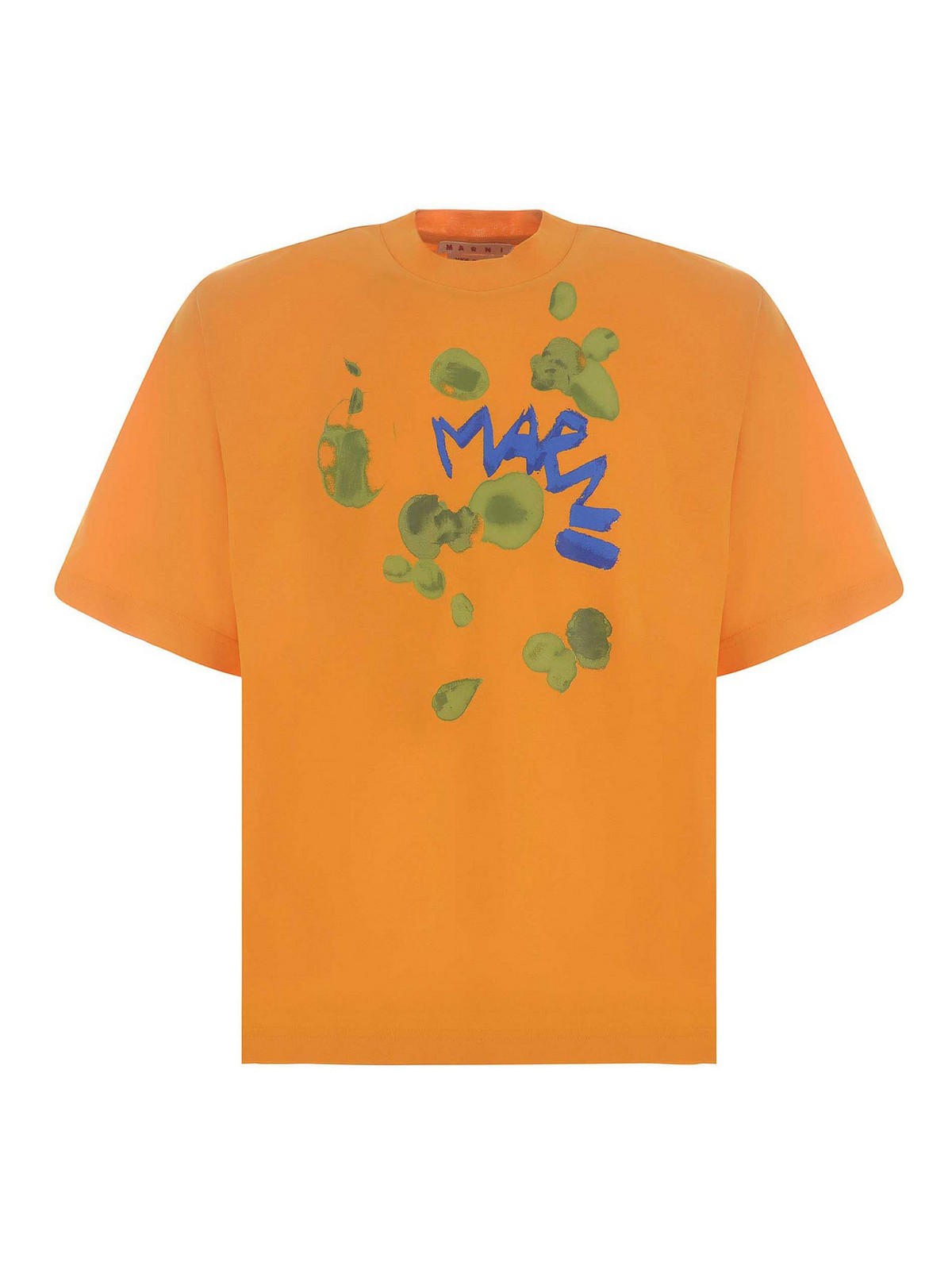 Marni Cotton Tee - Orange - Men | HUMU0223PQUSCW18DFR31 Marni Cotton Tee - Orange - Men | HUMU0223PQUSCW18DFR31