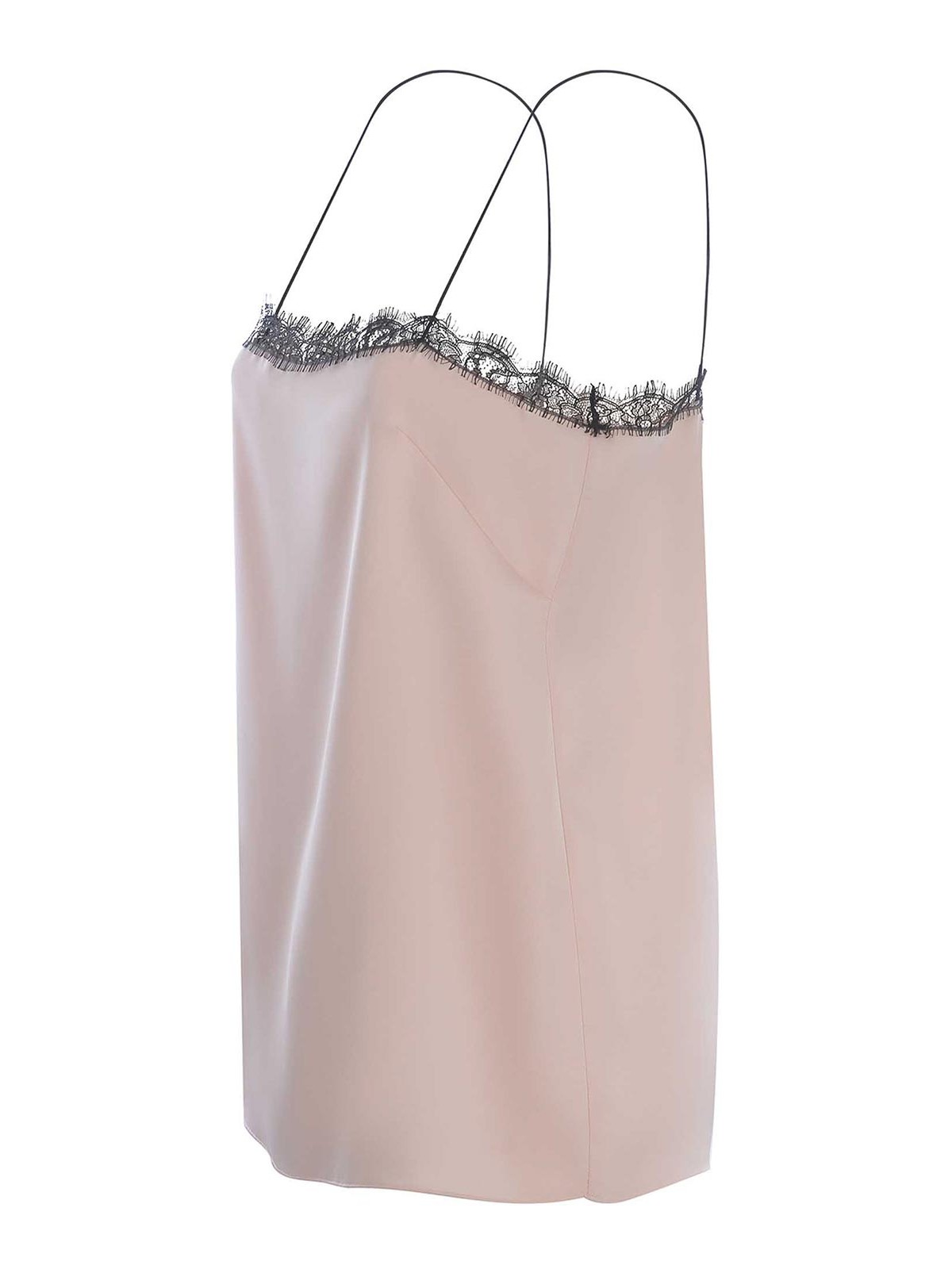 Shop Philosophy Di Lorenzo Serafini Satin Top In Nude & Neutrals