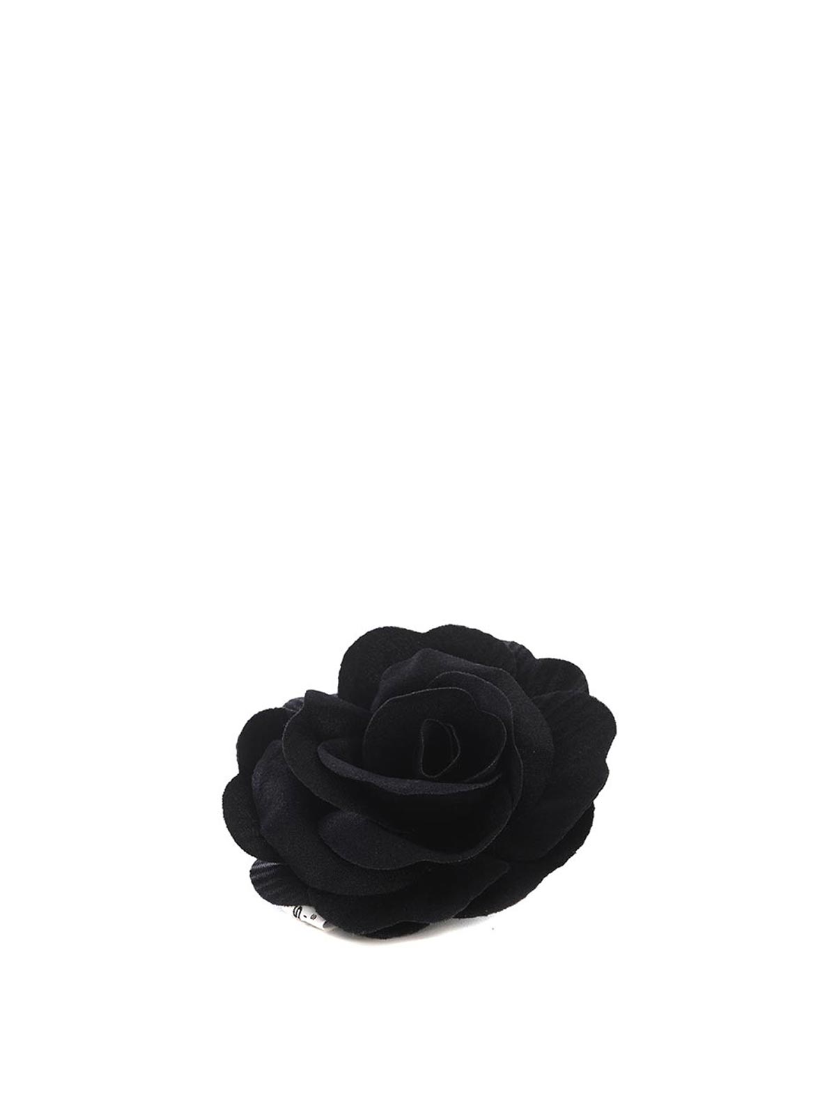 Philosophy Di Lorenzo Serafini Maxi Bijoux Brooch Philosophy Flower In Lycra In Black