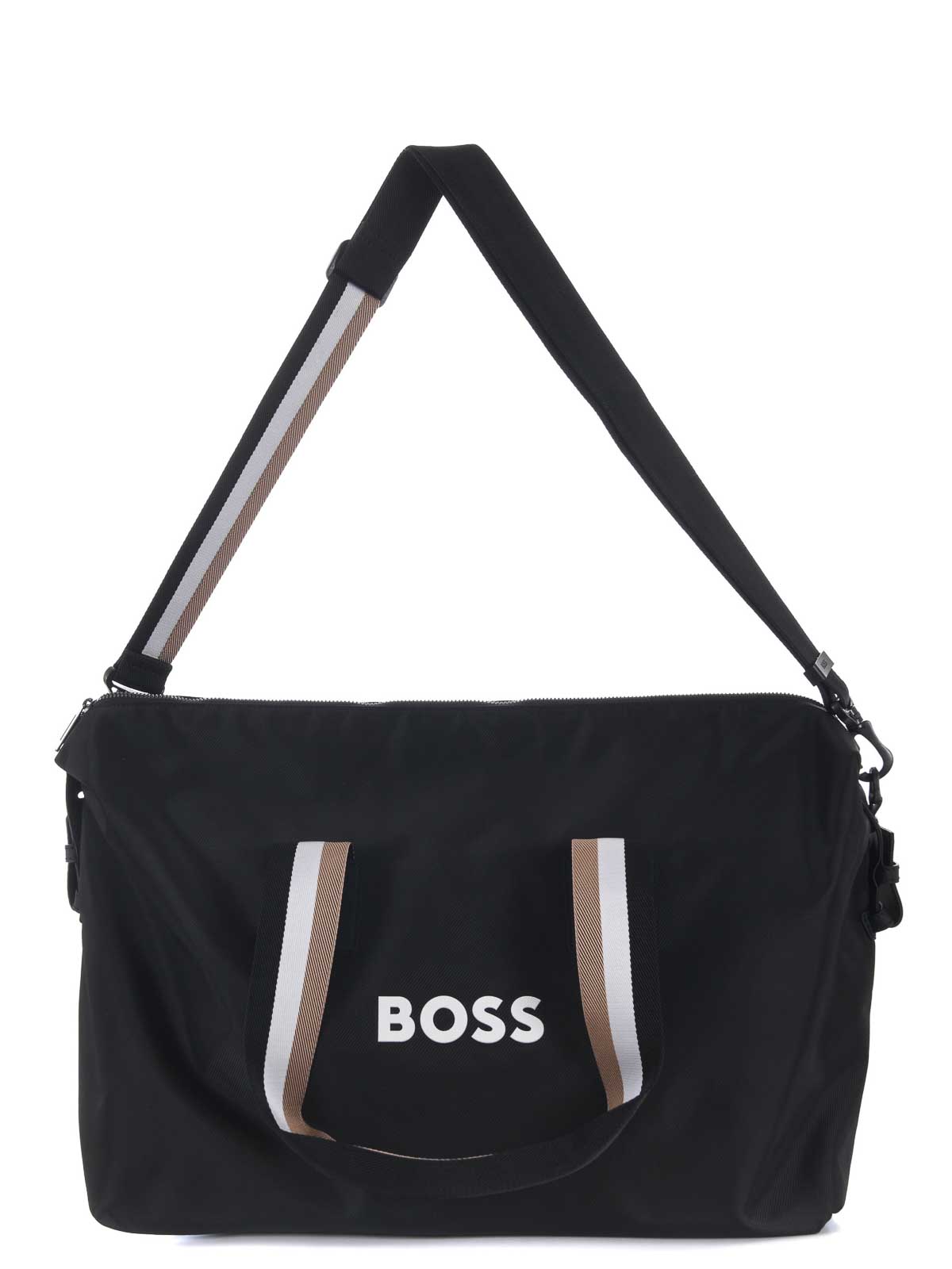 Shop Hugo Boss Daffle Bag In Black