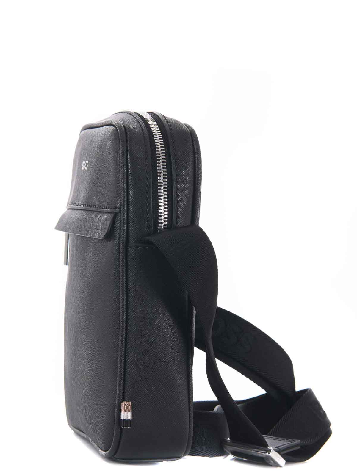 Shop Hugo Boss Shoulder Bag In Black