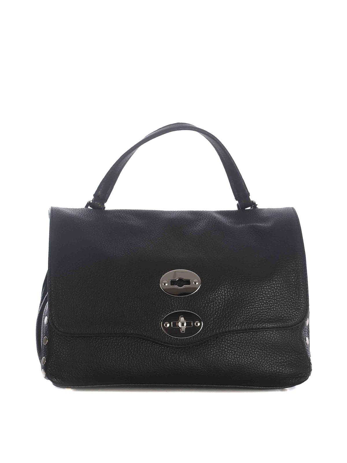 Shop Zanellato Calfskin Bag In Black